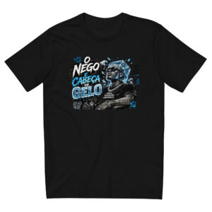 Camiseta justa com modelagem reta masculina